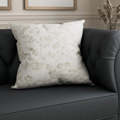 Laura Ashley Aria Dove Grey Cushion