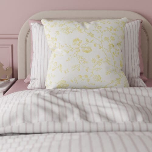 Laura Ashley Aria Ochre Cushion