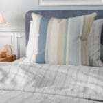 Laura Ashley Awning Stripe Seaspray Cushion