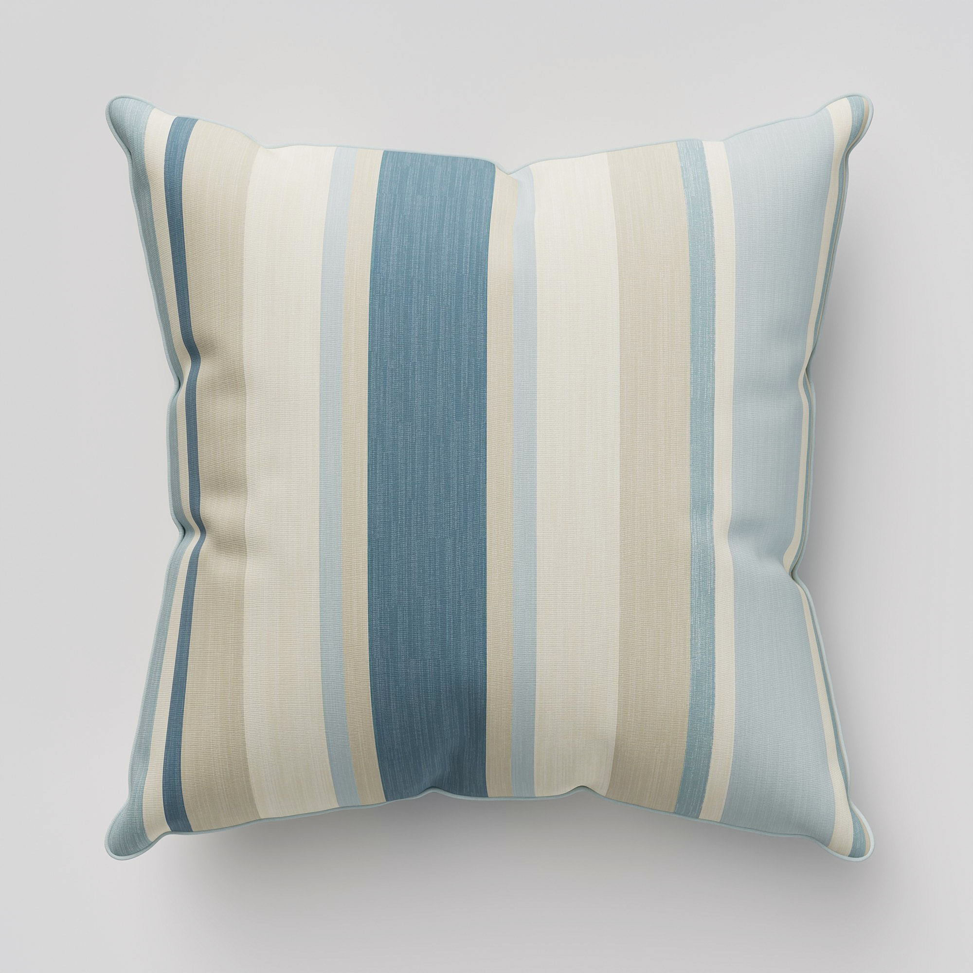 Laura Ashley Awning Stripe Seaspray Cushion - Image 2