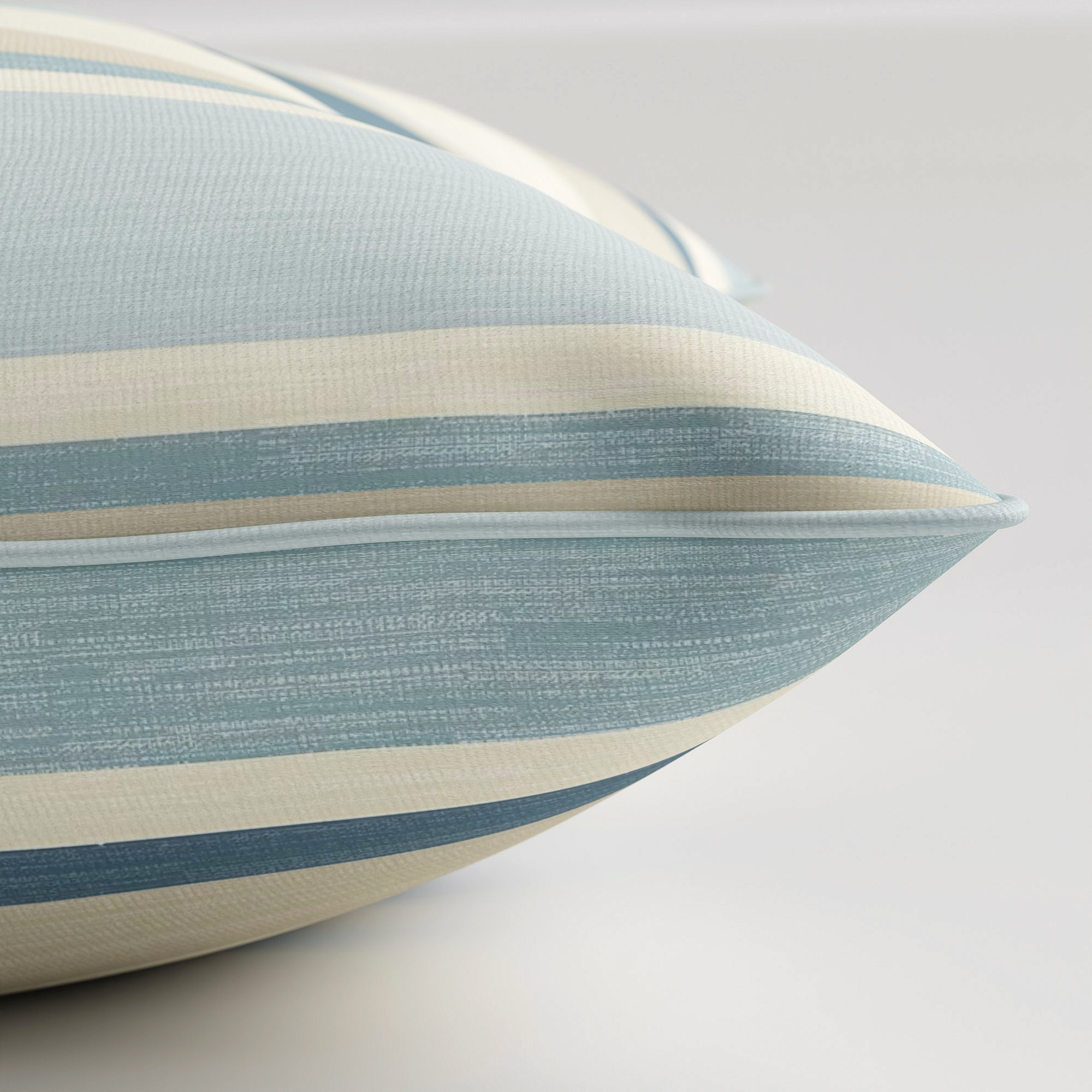 Laura Ashley Awning Stripe Seaspray Cushion - Image 4