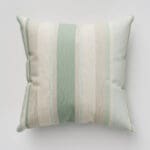 Laura Ashley Awning Stripe Smoke Green Cushion