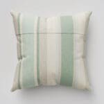 Laura Ashley Awning Stripe Smoke Green Cushion