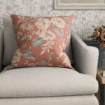 Laura Ashley Aylworth Trail Terracotta Orange Cushion