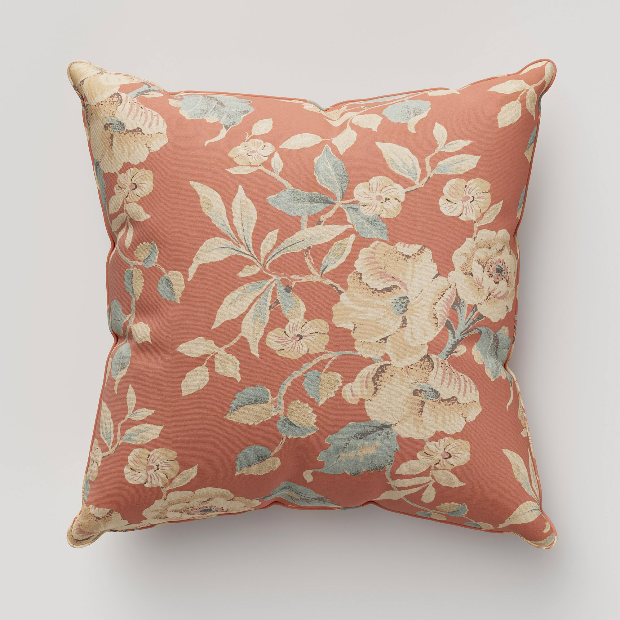 Laura Ashley Aylworth Trail Terracotta Orange Cushion - Image 2