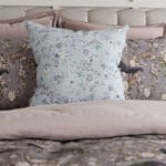 Laura Ashley Blossoms Chalk Blue Cushion