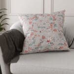 Laura Ashley Blossoms Pale Steel Cushion