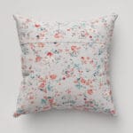 Laura Ashley Blossoms Pale Steel Cushion