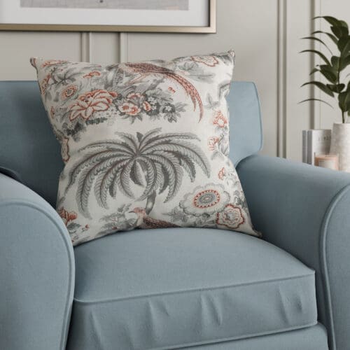 Laura Ashley Burdett Slate Cushion