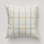 Laura Ashley Burford Check Ochre Cushion