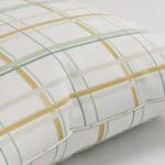 Laura Ashley Burford Check Ochre Cushion