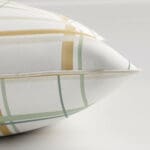 Laura Ashley Burford Check Ochre Cushion