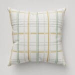 Laura Ashley Burford Check Ochre Cushion