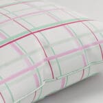 Laura Ashley Burford Check Rose Cushion