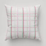 Laura Ashley Burford Check Rose Cushion