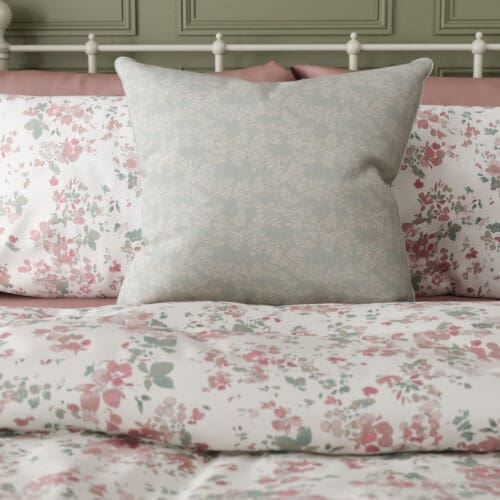 Laura Ashley Burnham Woven Sage Cushion