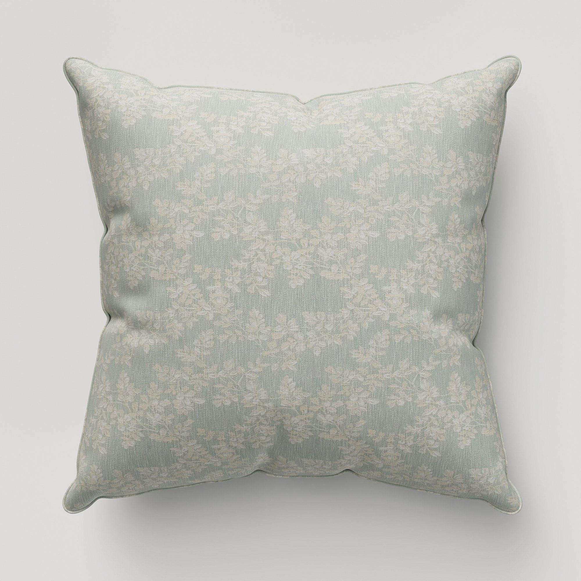 Laura Ashley Burnham Woven Sage Cushion - Image 2