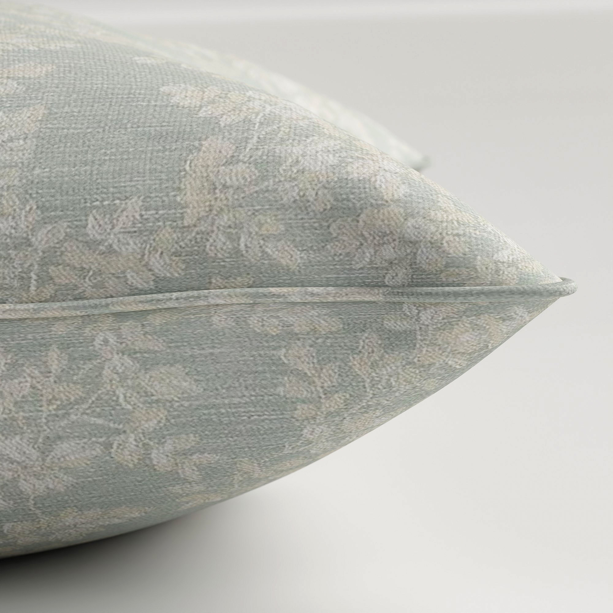 Laura Ashley Burnham Woven Sage Cushion - Image 4