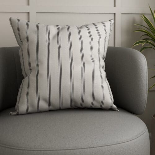 Laura Ashley Burnsall Stripe Moonbeam Cushion