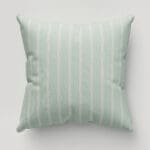 Laura Ashley Burnsall Stripe Smoke Green Cushion