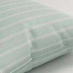 Laura Ashley Burnsall Stripe Smoke Green Cushion