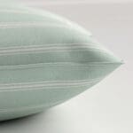Laura Ashley Burnsall Stripe Smoke Green Cushion