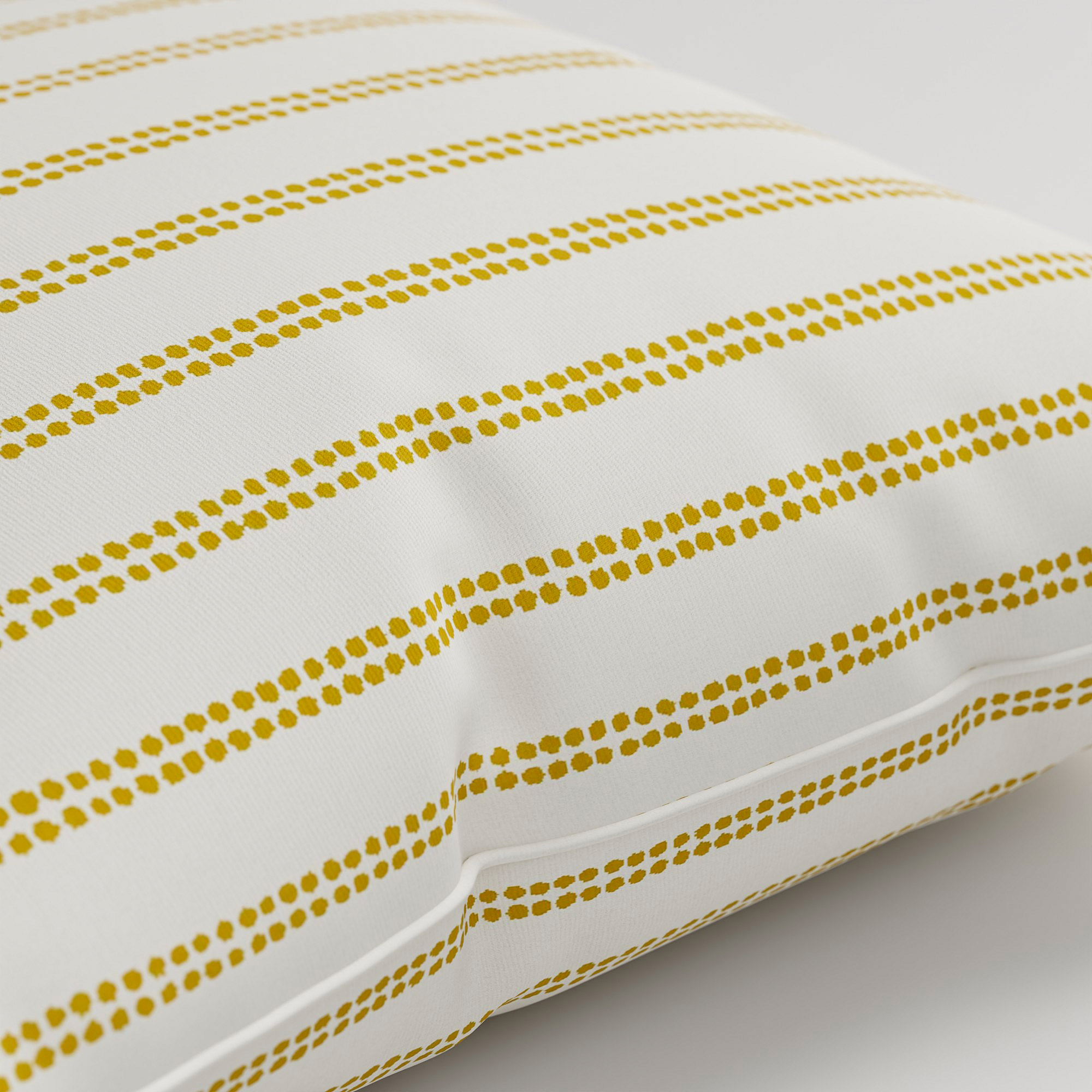 Laura Ashley Candy Stripe Dijon Cushion - Image 3