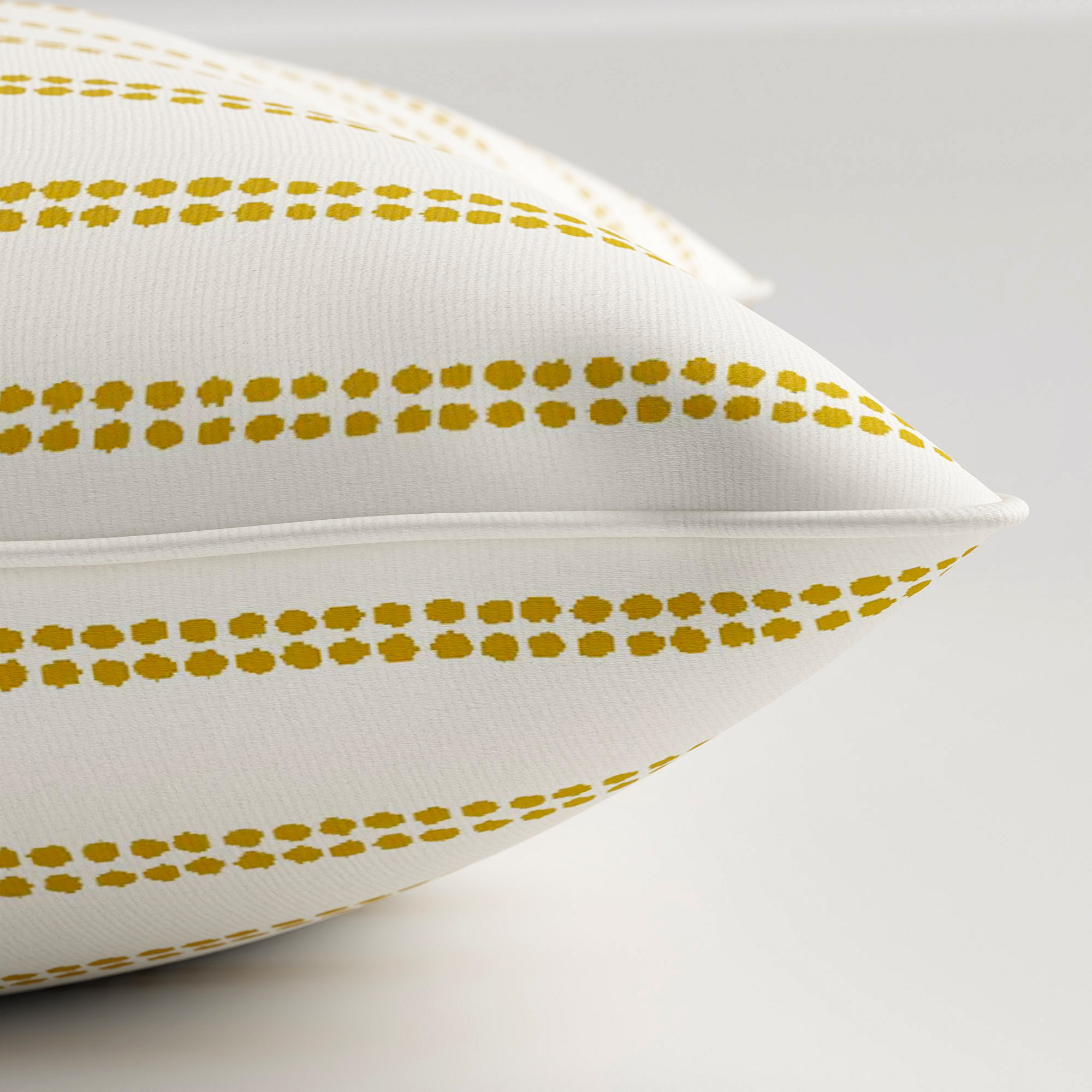 Laura Ashley Candy Stripe Dijon Cushion - Image 4