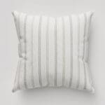 Laura Ashley Candy Stripe Dove Grey Cushion