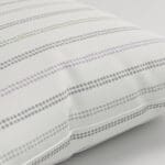 Laura Ashley Candy Stripe Dove Grey Cushion