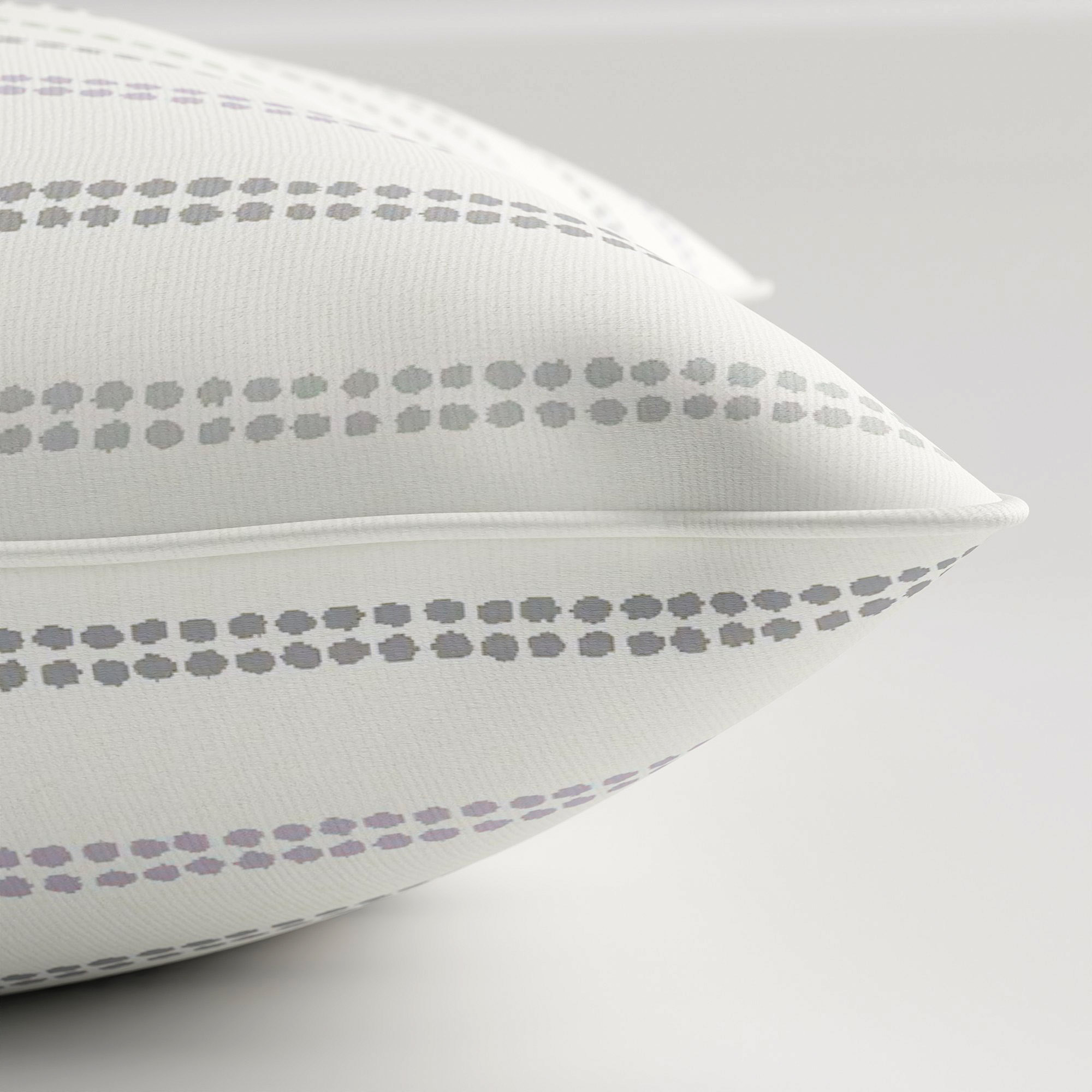 Laura Ashley Candy Stripe Dove Grey Cushion - Image 4