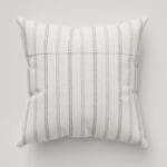 Laura Ashley Candy Stripe Dove Grey Cushion
