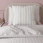 Laura Ashley Candy Stripe Newport Blue Cushion