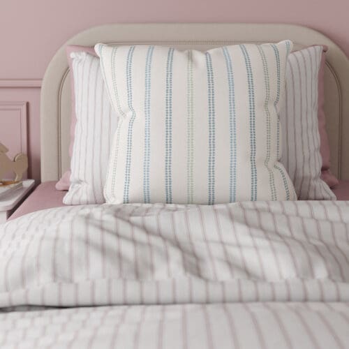 Laura Ashley Candy Stripe Newport Blue Cushion