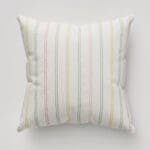 Laura Ashley Candy Stripe Pale Ochre Cushion