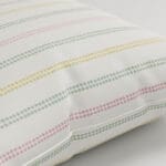 Laura Ashley Candy Stripe Pale Ochre Cushion