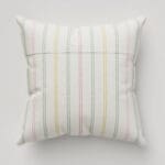 Laura Ashley Candy Stripe Pale Ochre Cushion