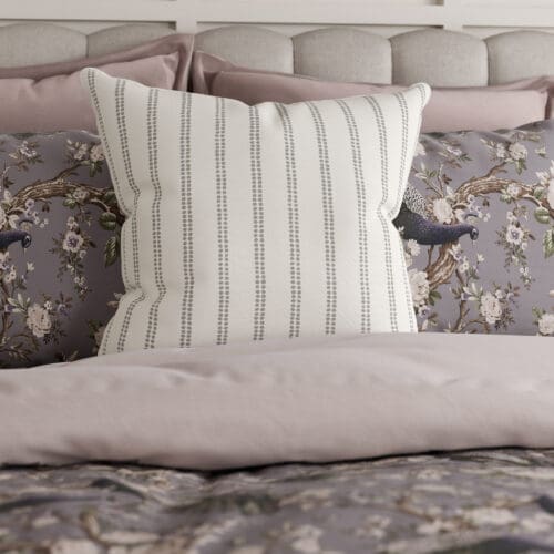 Laura Ashley Candy Stripe Steel Cushion