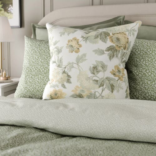 Laura Ashley Catrin Ochre Cushion