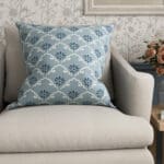 Laura Ashley Coralie Pale Seaspray Cushion