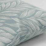 Laura Ashley Coulderton Leaves Dark Duck Egg Cushion