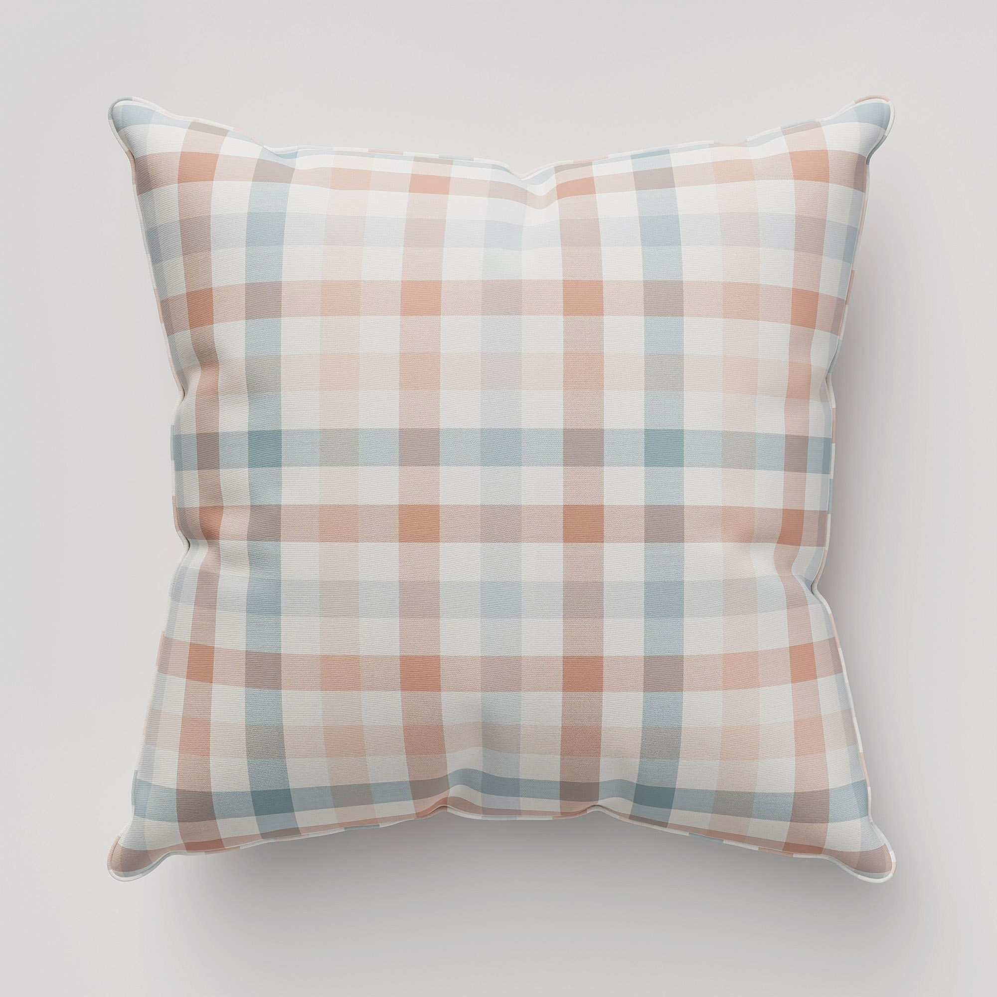 Laura Ashley Cove Check Blush Cushion - Image 2