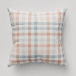Laura Ashley Cove Check Blush Cushion