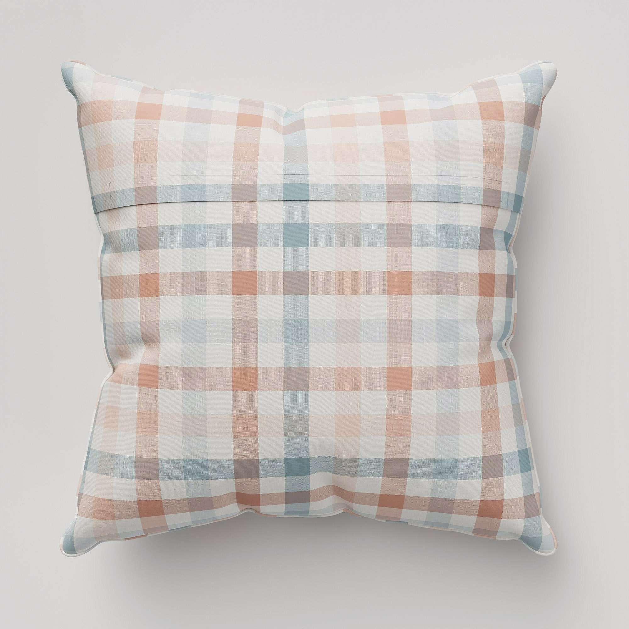 Laura Ashley Cove Check Blush Cushion - Image 5