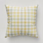 Laura Ashley Cove Check Ochre Cushion