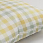 Laura Ashley Cove Check Ochre Cushion