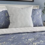 Laura Ashley Dee Slate White Cushion