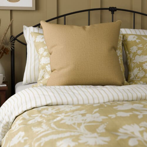 Laura Ashley Easton Gold Cushion