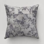 Laura Ashley Eglantine Silhouette Woven Dove Cushion