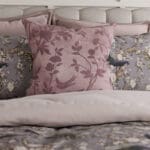 Laura Ashley Eglantine Silhouette Woven Mulberry Cushion